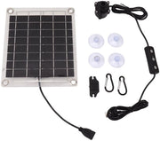 Kit di pompaggio solare - Pompaggio acqua solare - Pompaggio acqua adattabile - Pompaggio ad immersione - Piscina per uccelli - Fornitura di energia efficiente - Pompaggio solare