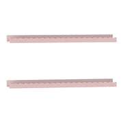 Set di 2 mensole da parete per bambini 60 x 10 x 5 cm rosa 03_0010613