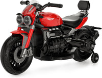 Moto Elettrica per Bambini Licenza Ufficiale Triumph 12V 4,5Ah Rosso