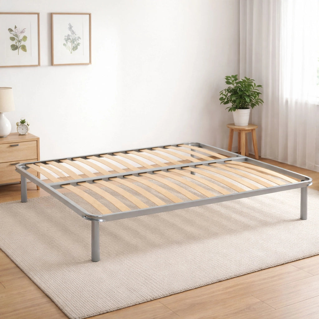 Rete letto matrimoniale Alessa, Rete ortopedica in multistrato di betulla a 13 doghe, 100% Made in Italy, cm 180x190h 34