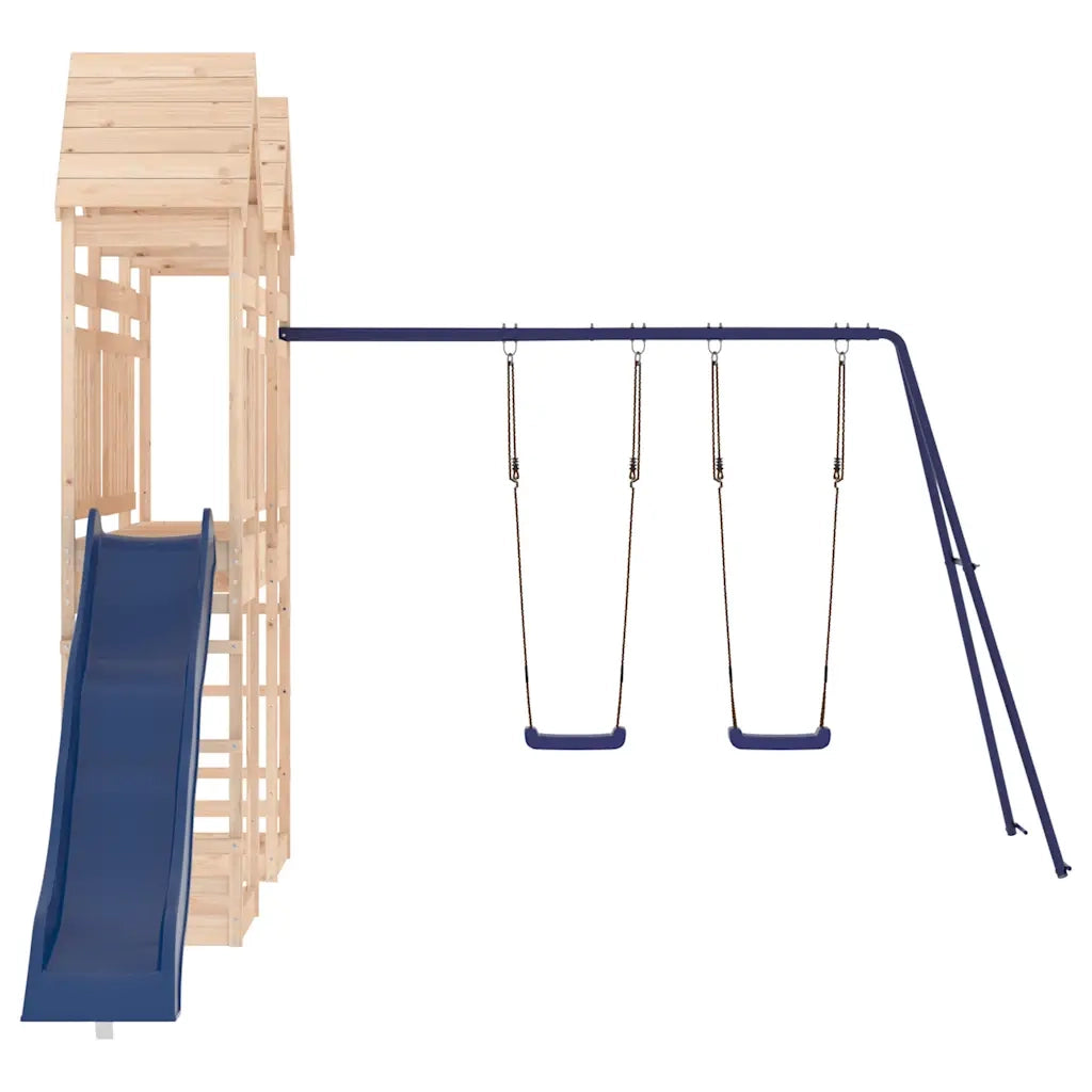 Set da Gioco da Esterno in Legno Massello di Pino 3156934