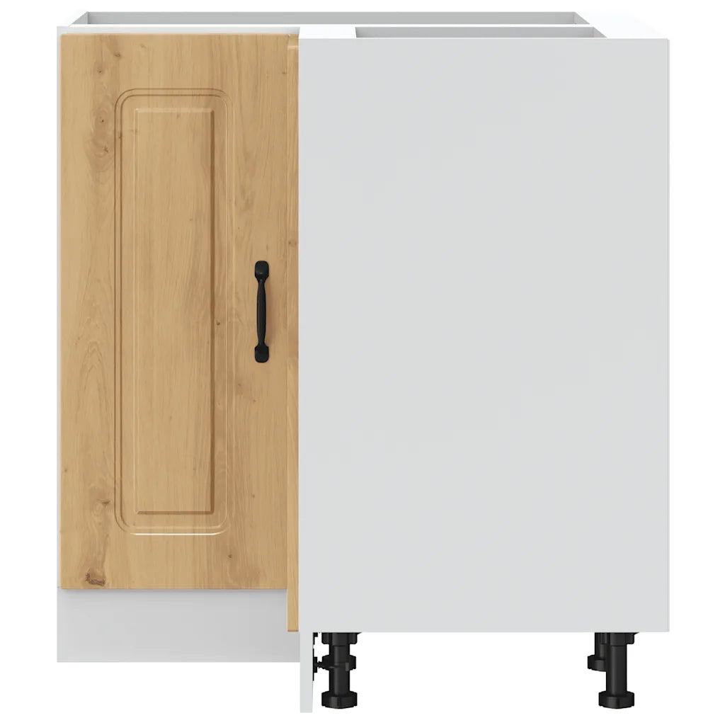 Mobile Base ad Angolo Cucina Kalmar Rovere Artigianale