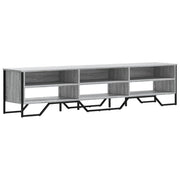 Mobile TV multimediale mensola TV credenza TV sala da pranzo soggiorno camera da letto Sonoma 180 x 34 x 41 cm legno ingegnerizzato grigio 02_0028429