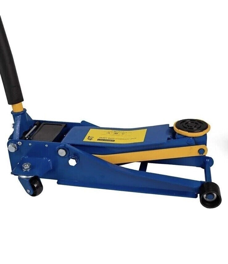 CRIC CRIK AUTO 4 TON RIBASSATO IDRAULICO BASSO CARRELLO OFFICINA CRIC BASSO