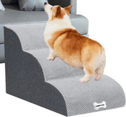 Trappola per cani 3 gradini con alta densità assorbimento - piccoli cani - per divano letto - copertura rimovibile lavabile - fondo antiscivolo