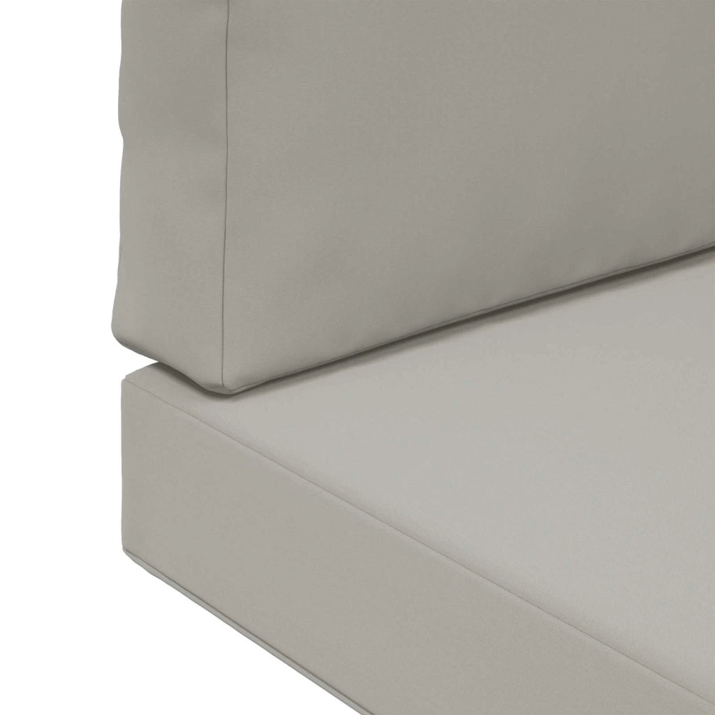 Cuscino per divano da esterno 3 pz | Cuscini per sedie Grigio Poliestere