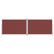 Tenda da Sole | Tenda parasole Laterale Retrattile Marrone 200x600 cm