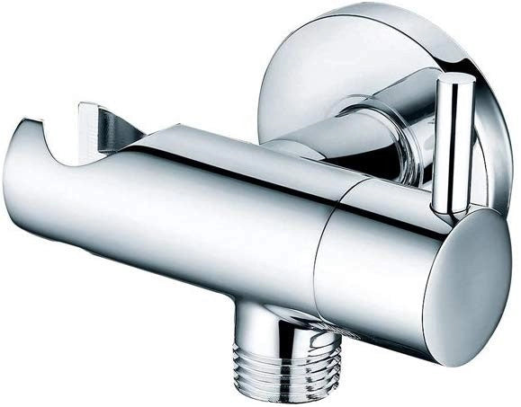 Set kit doccetta per wc, completo di rubinetto e flessibile 120 cm