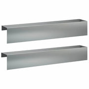 Profilo di copertura per giardino 2 pz 100 x 20 x 15 cm 8012986