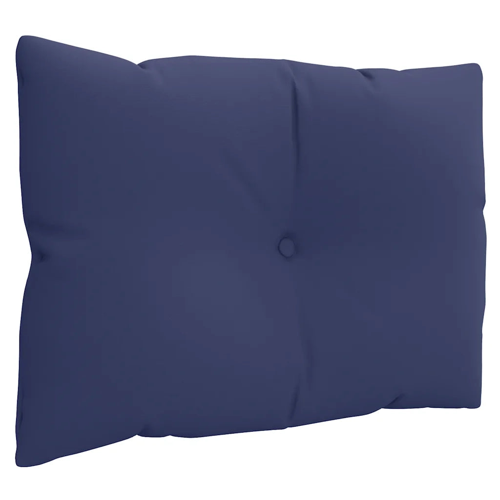 vidaXL Cuscini per Pallet 3 pz Blu Marino in Tessuto Oxford