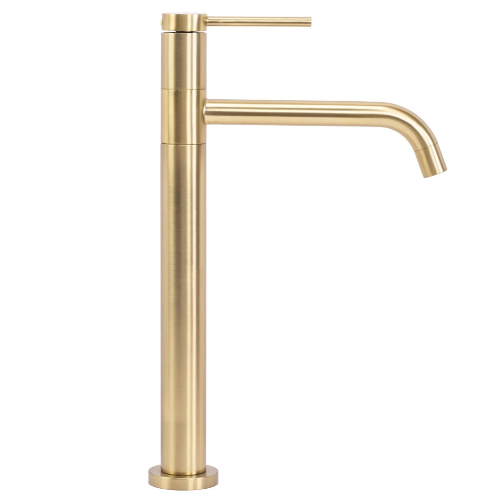Rubinetto Da Bagno Rea Lugano Slim Brush Gold High