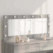 Specchio da Vanità Rettangolare Grigio Sonoma 100 x 45 x 18 cm 868330