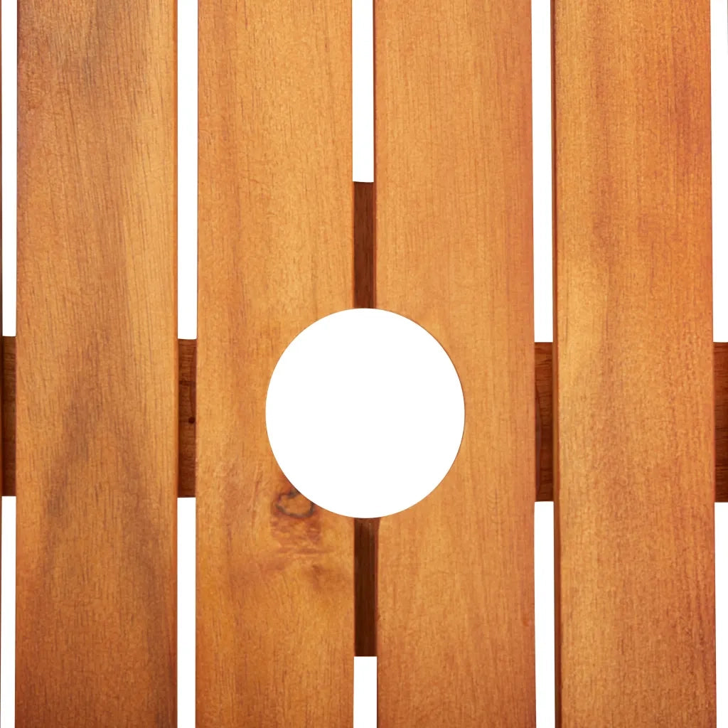 Tavolo da Giardino | Tavolino da esterno 88x88x74 cm in Legno Massello di Acacia