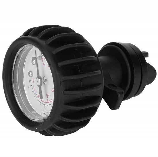 Misuratore di Pressione Aria 30PSI - Manometro Pressione Acqua - Barometro Unidirezionale - Gomma Opzionale per Barche - PVC - 1 Pezzo