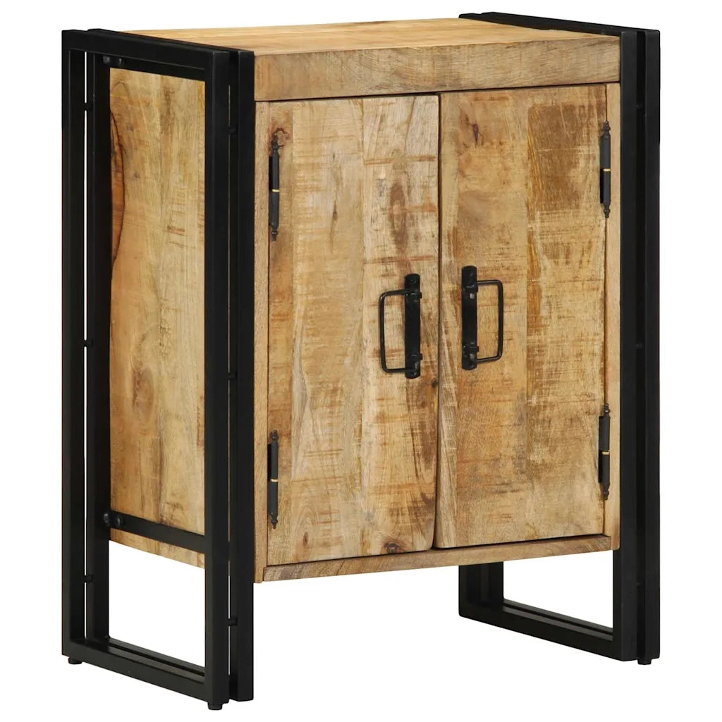 Mobile per scarpe con porta-Scarpiera Marrone Legno massello di mango