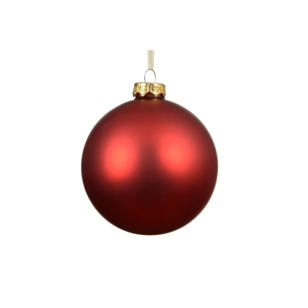 Pallina Vt opaco rosso d15cm