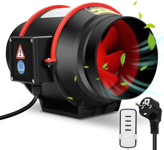 Ventilatore di aspirazione con controllo a distanza 100 mm