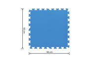 Bestway 58220 protezione per il fondo della piscina, colore blu,tappetino confezione da 9 pezzi di 50 x 50 cm