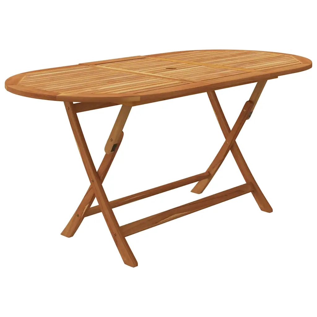 Set da Pranzo da Giardino 7 pz Pieghevole in Massello di Acacia cod mxl 44053