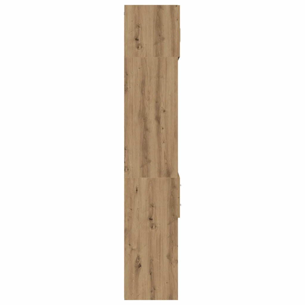 Armadio per la conservazione con ripiani Rovere Artigianale 3446671