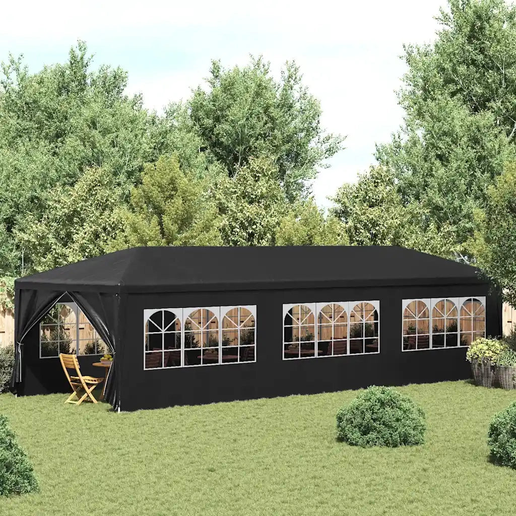 Tenda per Feste-Tenda Gazebo 3x9 m Antracite