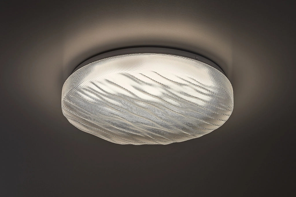 Plafoniera LED 24W Luvia bianca cristallo IP44 Rabalux