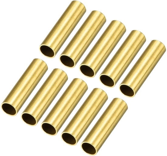 Set di tubi in rame 8mm x 0,5mm x 30mm - Lotto da 16 pezzi per decorazione DIY