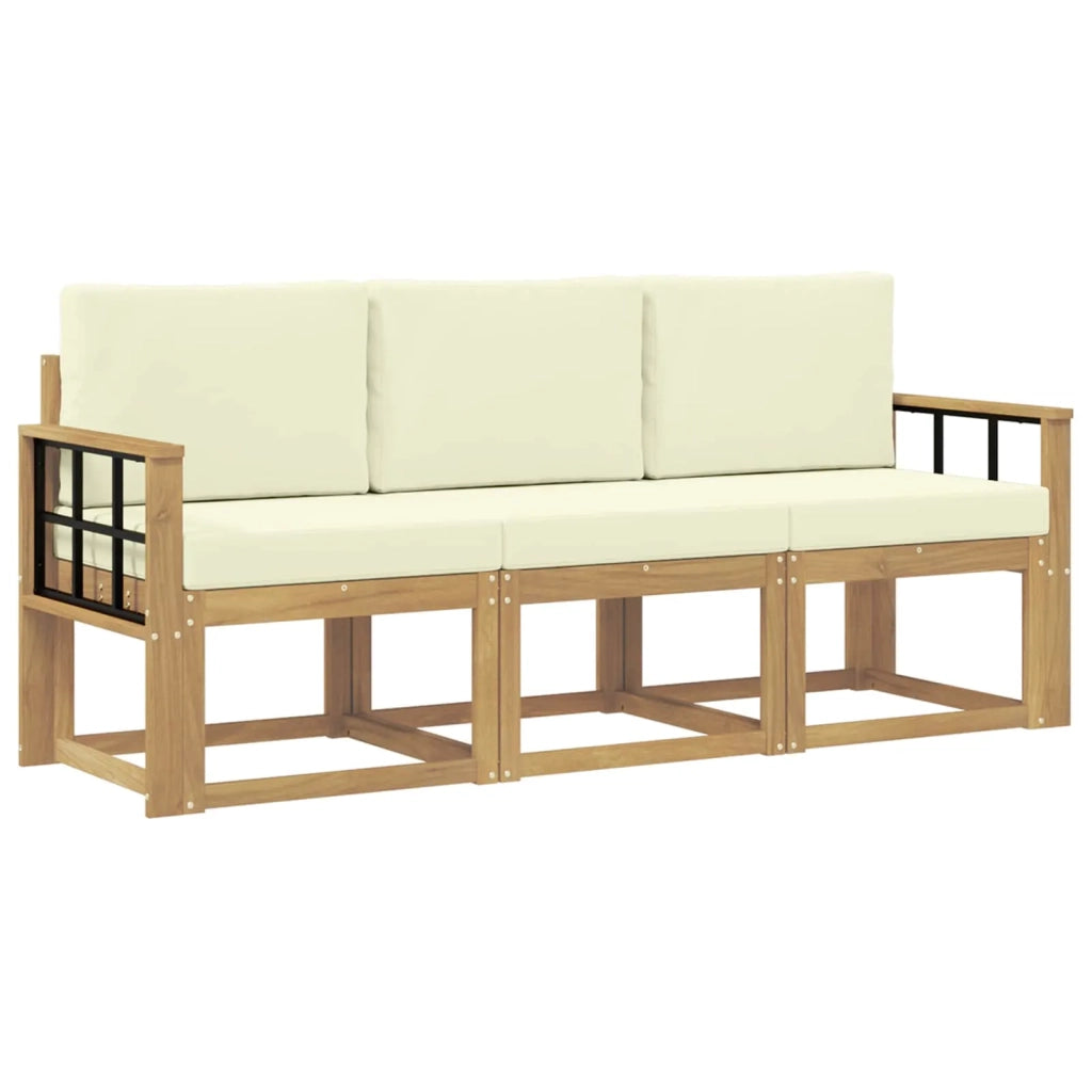 Set di divani da esterno 3 pcs
