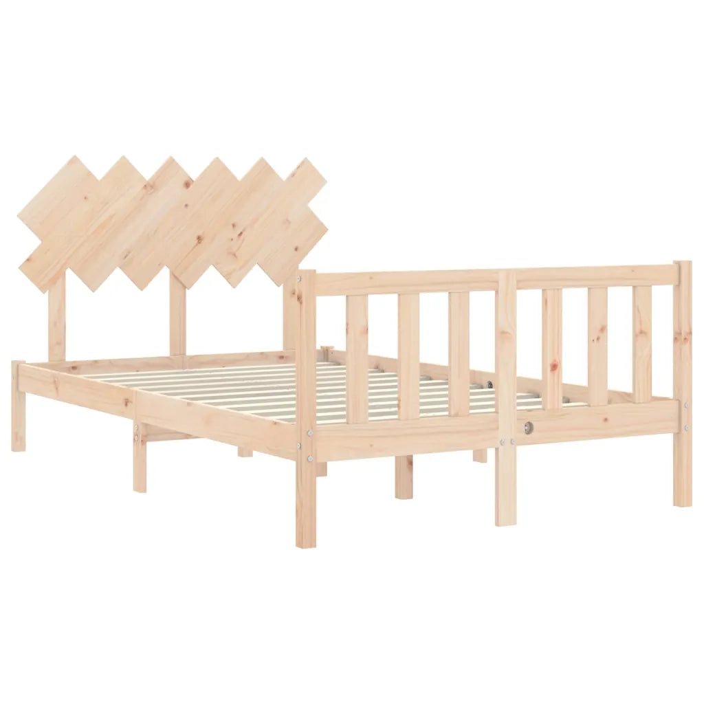 Giroletto senza Materasso-Struttura Letto 120x200 cm in Legno Massello di Pino 219133