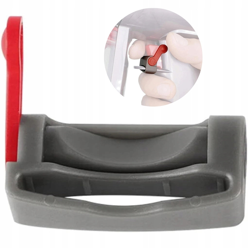 Blocco Grilletto per Aspirapolvere compatibile con Dyson V7-V15 – Montaggio Senza Attrezzi, Design Rosso/Grigio