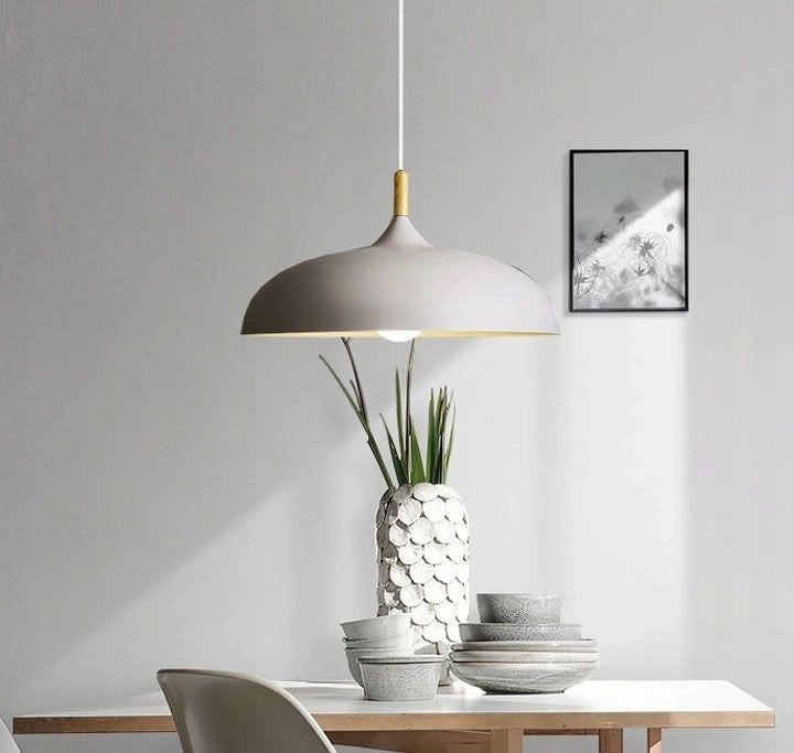 Lampada Da Soffitto Anzo Grigia
