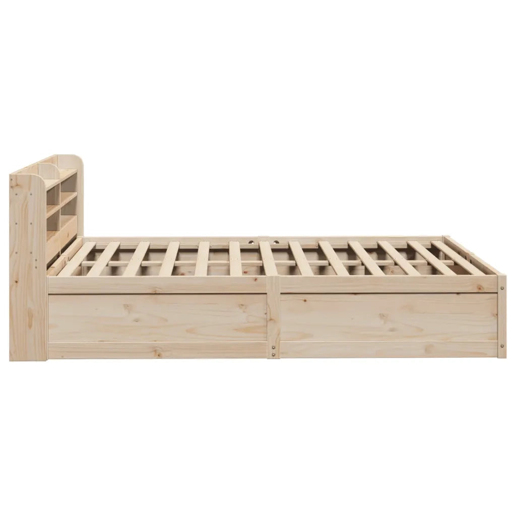 Giroletto con Testiera 135x190 cm in Legno Massello di Pino