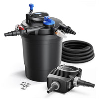 Set per laghetti Filtro CPF-10000 12000l 11W UVC Pompa NEO3800 Tubo