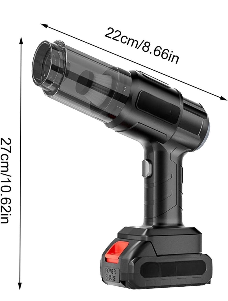 Aspirapolvere Aspirabriciole portatile sena fili doppia batteria 24V Art.07640