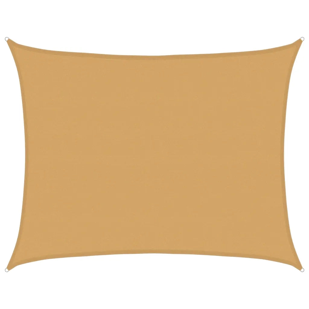 Vela Parasole 160 g/m² Rettangolare Sabbia 6x8 m in HDPE 4002052