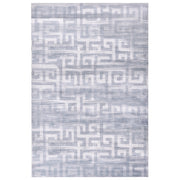 Tappeto grigio Tessuto 200 x 300 cm Motivo geometrico moderno Soggiorno Camera da letto Per riscaldamento a pavimento Fondo antiscivolo