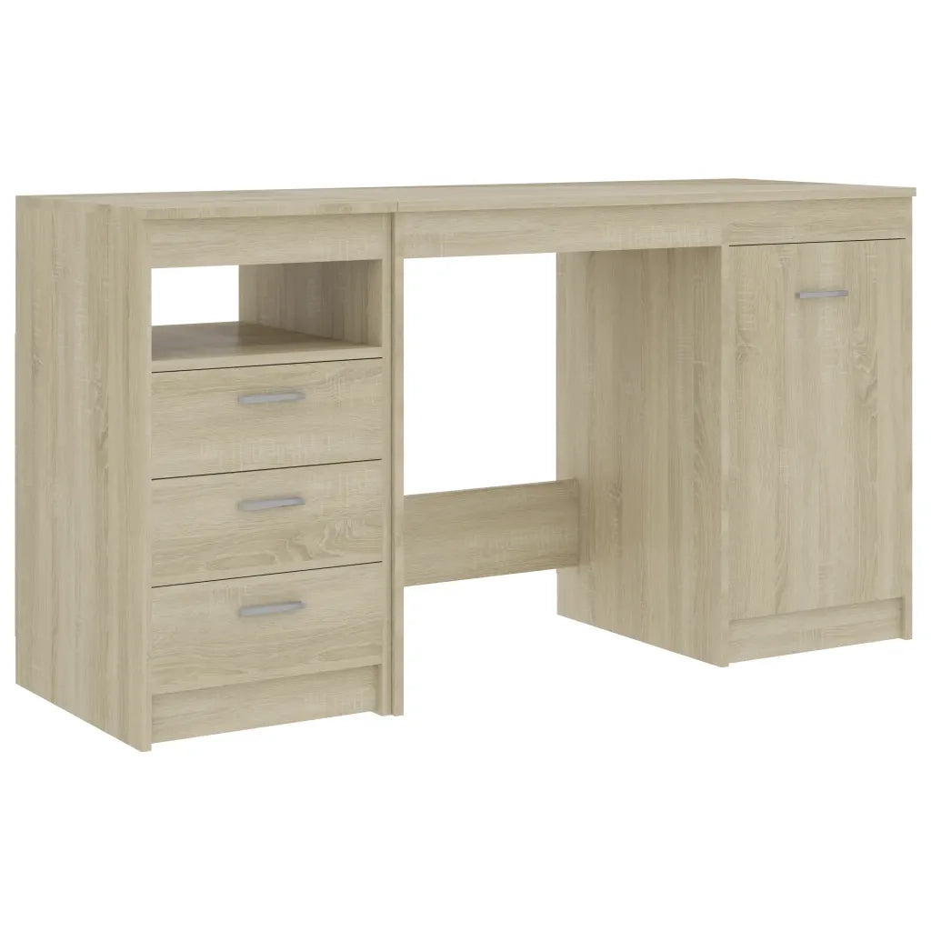 Scrivania | Tavolo da Ufficio Rovere Sonoma 140x50x76 cm in Truciolato