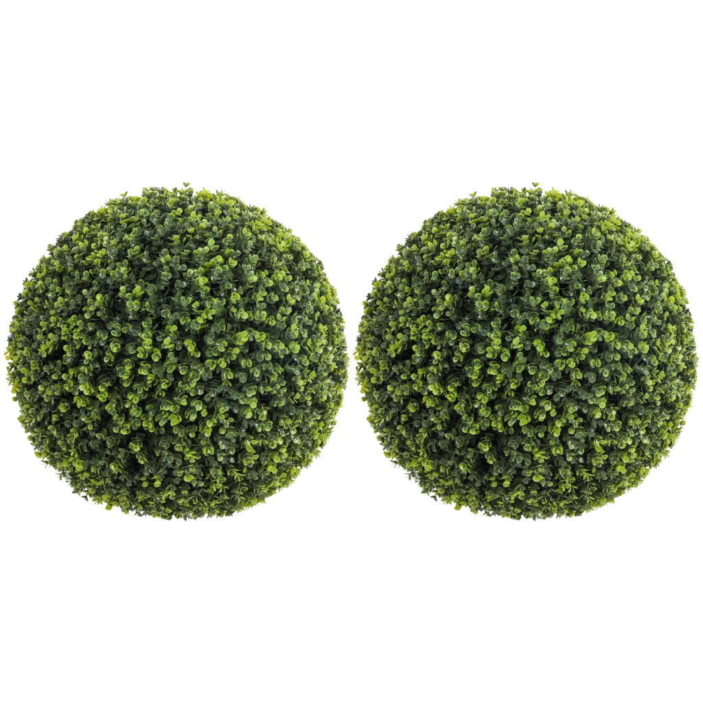 Palline decorative eucalipto artificiali ¨C Minimal ¨C Set 2 pezzi diametro 52 cm