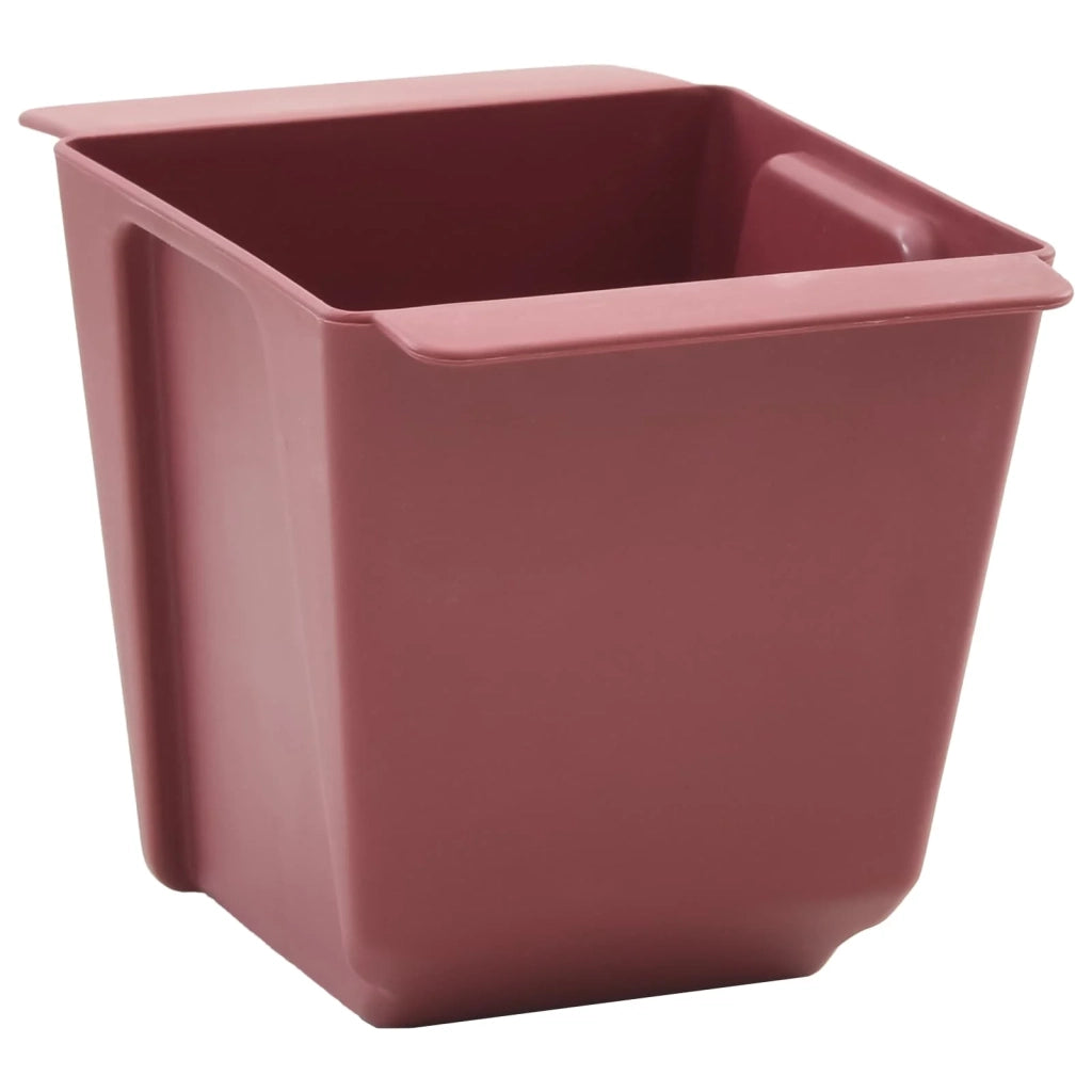 Fioriere per Euro pallet 12 pcs Marrone 14 x 9 x 9,5 cm 42037215