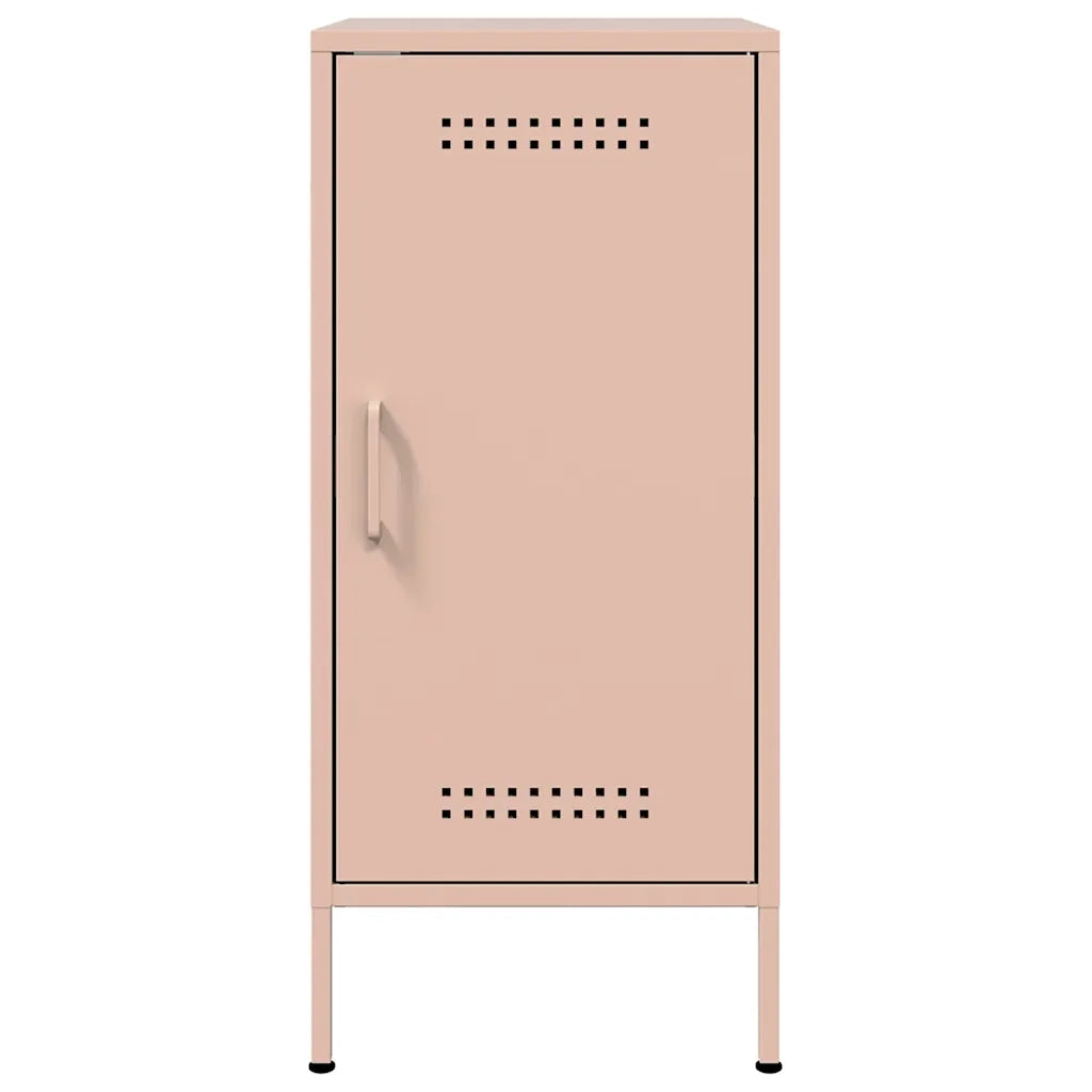 vidaXL Credenze 2 pz Rosa 36x39x79 cm in Acciaio
