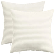 Federa 2 pcs HEERLEN Crema 35 x 35 cm corduroy 908077