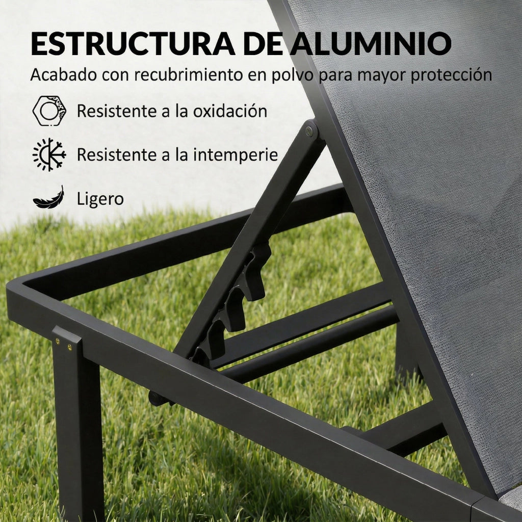 Poltrona reclinabile con ruote ¨C zephmum ¨C tessuto grigio