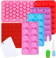 Set di 9 forme per biscotti in silicone - Piccole forme per biscotti e caramelle - Mat per gommapiattino per cani - Forme per biscotti in silicone