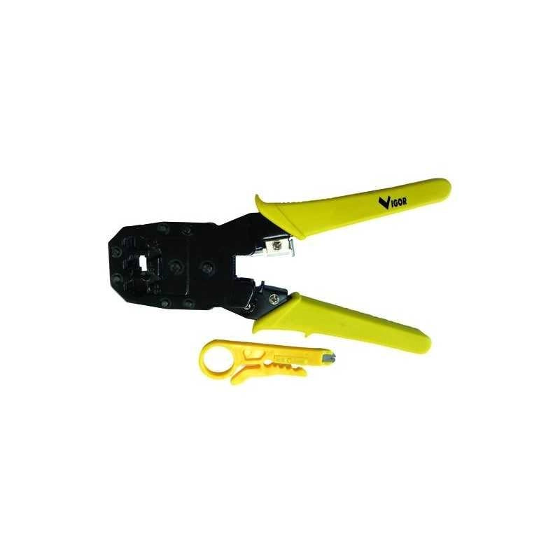 Pinza a Crimpare Vigor Spinotti Rj11-12-45