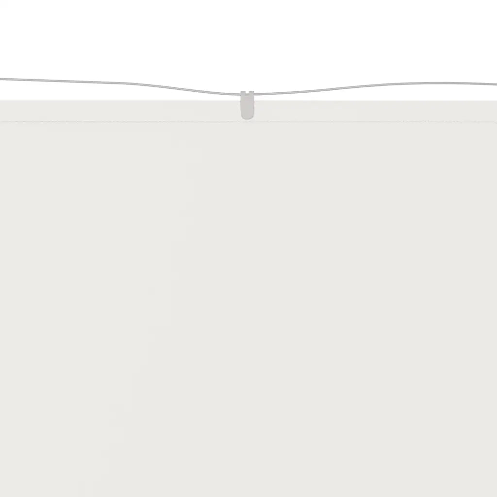 Paravento Verticale Bianco 140x600 cm Tessuto Oxford CFW5290195