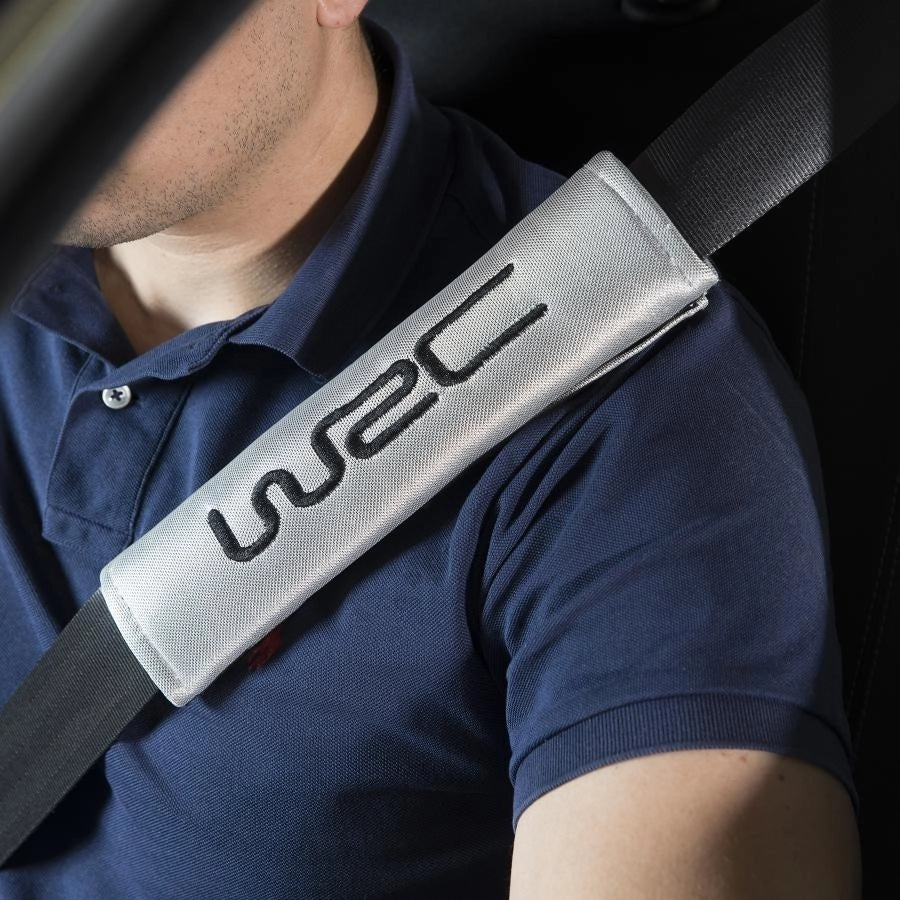 SET 2 IMBOTTITURE CINTURA WRC SILVER CON RICAMO NE