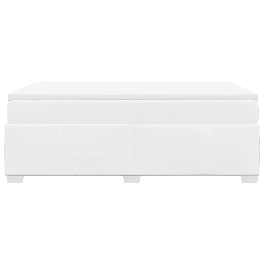 Giroletto a Molle con Materasso Bianco 120x200 cm in Similpelle 3285206