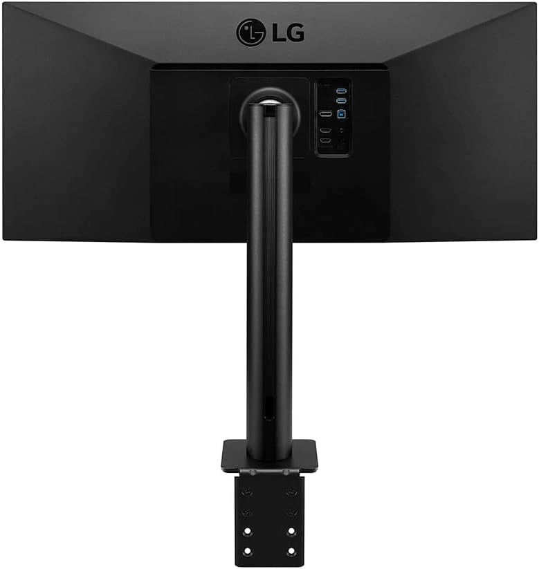 32UN88A - Monitor Ultra HD 4K Ergo da 80 cm (31,5"), pannello IPS, HDR10, base ergonomica), colore: Nero/Bianco