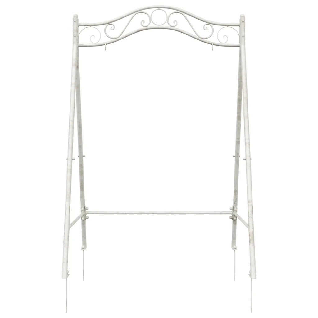 Telaio per Altalena Bianco Antico 113 x 121,5 x 168 cm Acciaio