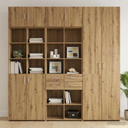 Armadio per la conservazione con ripiani Rovere Artigianale 3446671
